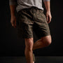 Camo Trouser Short - Black Forest Pigment | James Perse Los Angeles