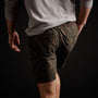 Camo Trouser Short - Black Forest Pigment | James Perse Los Angeles