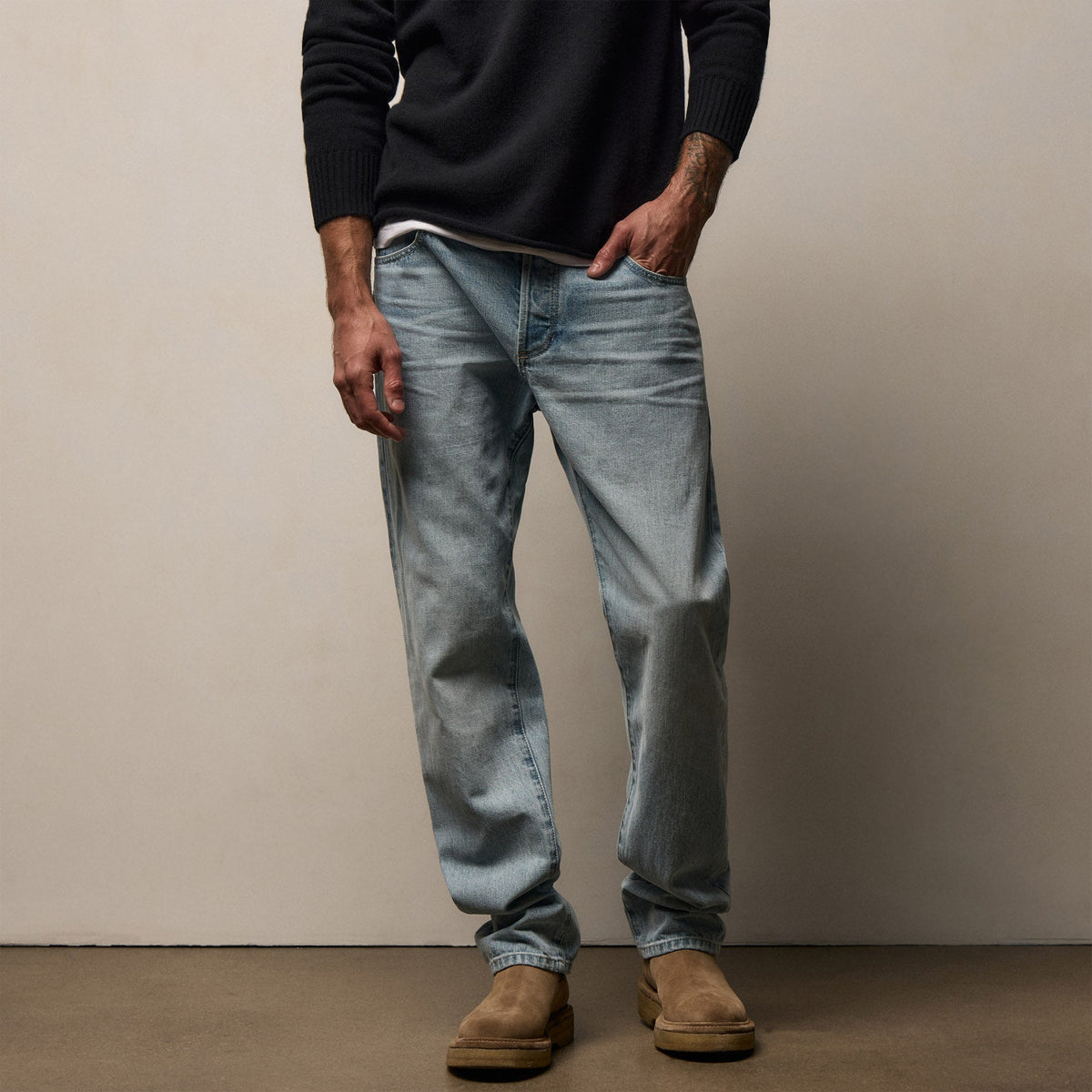 Denim Classic Fit in California Sunfade | James Perse Los Angeles