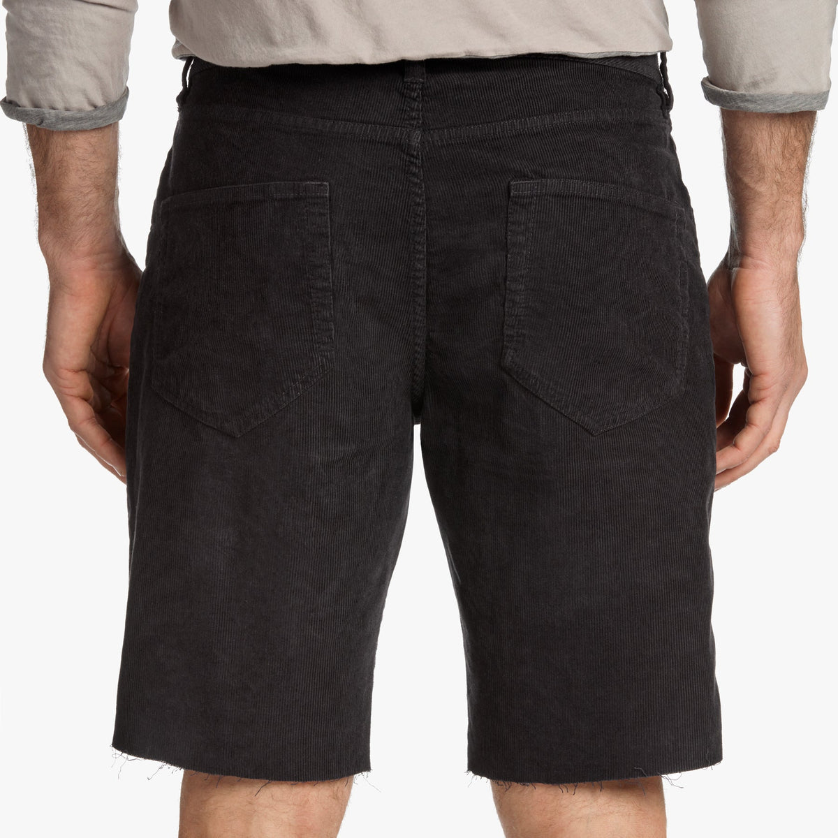 Stretch Cord Cutoff Short In Carbon | James Perse Los Angeles