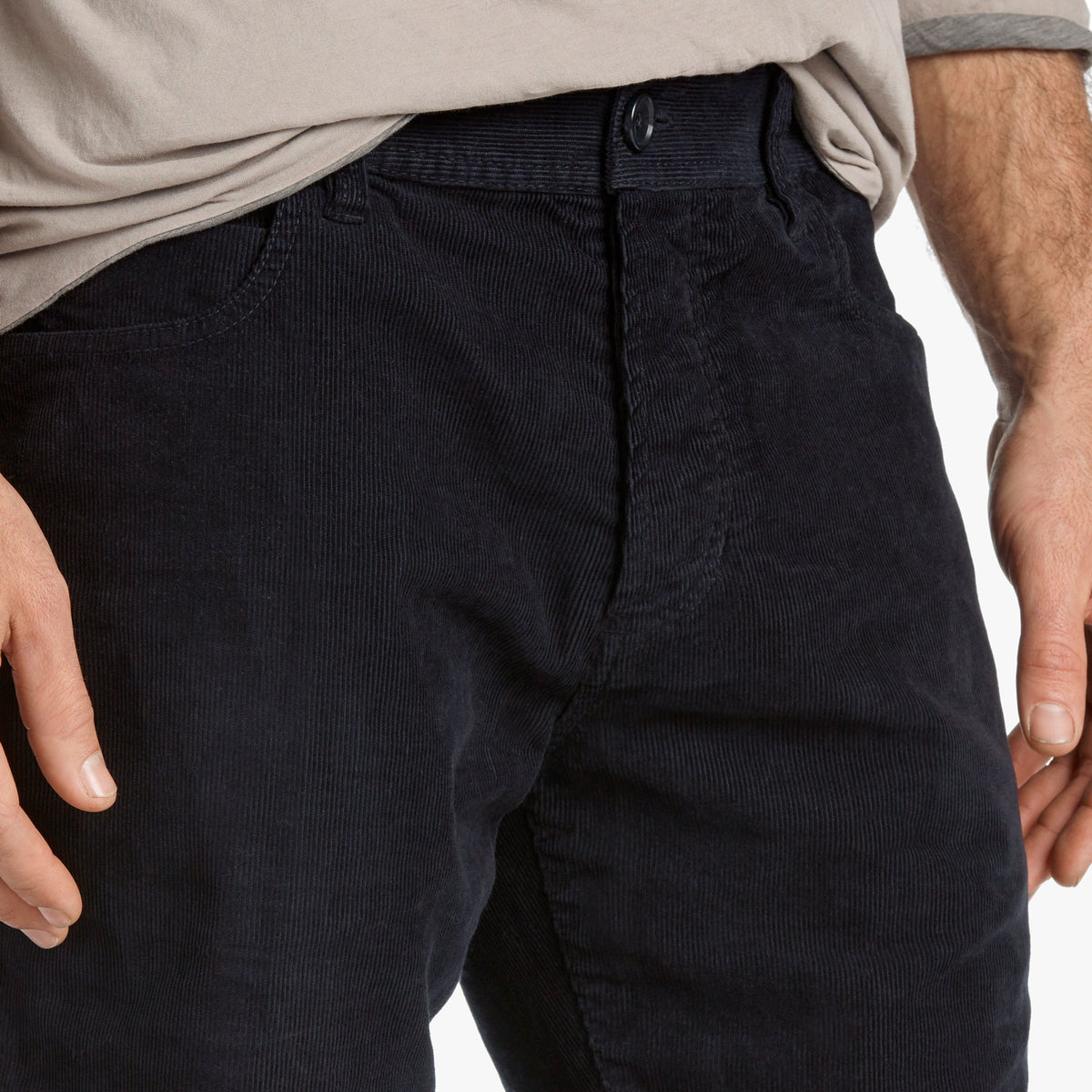 Stretch Cord Cutoff Short In French Navy | James Perse Los Angeles