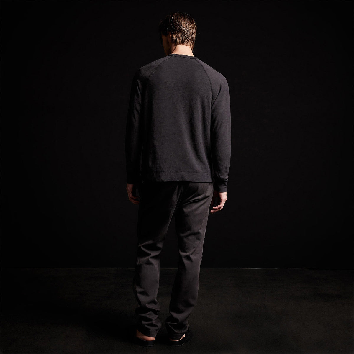 Zimbabwe Jersey Raglan Crew in Magma| James Perse Los Angeles