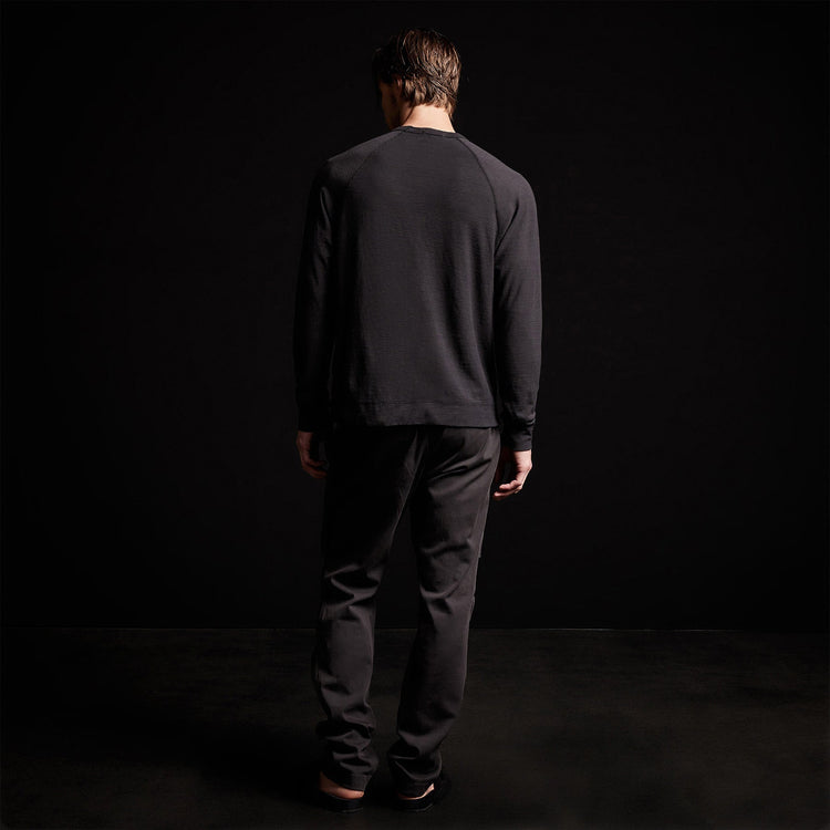 Zimbabwe Jersey Raglan Crew in Magma| James Perse Los Angeles