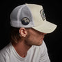 Y/OSEMITE Patch Trucker Hat - Ivory | James Perse Los Angeles