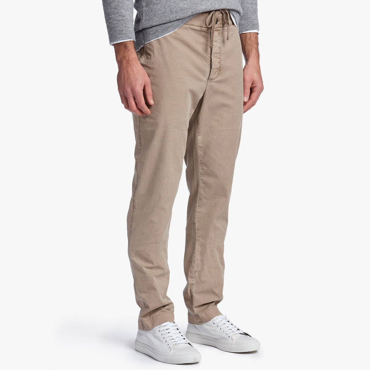 Cotton Canvas Utility Pant in Desert Stone Pigment | James Perse Los Angeles