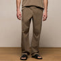 Stretch Poplin Drawstring Pant in Light Olive | James Perse Los Angeles
