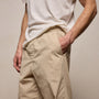 Stretch Poplin Drawstring Pant in Light Khaki | James Perse Los Angeles
