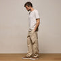 Stretch Poplin Drawstring Pant in Light Khaki | James Perse Los Angeles