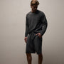 Fine French Terry Sweatshirt In Heather Charcoal | James Perse Los Angeles