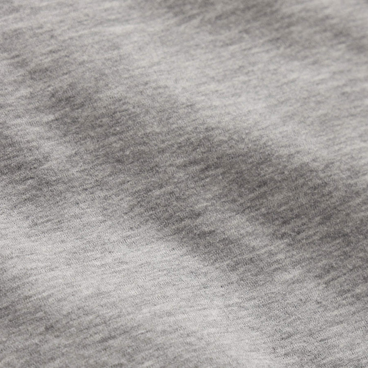 Fine French Terry Sweatshirt in Heather Grey | James Perse Los Angeles FLAT