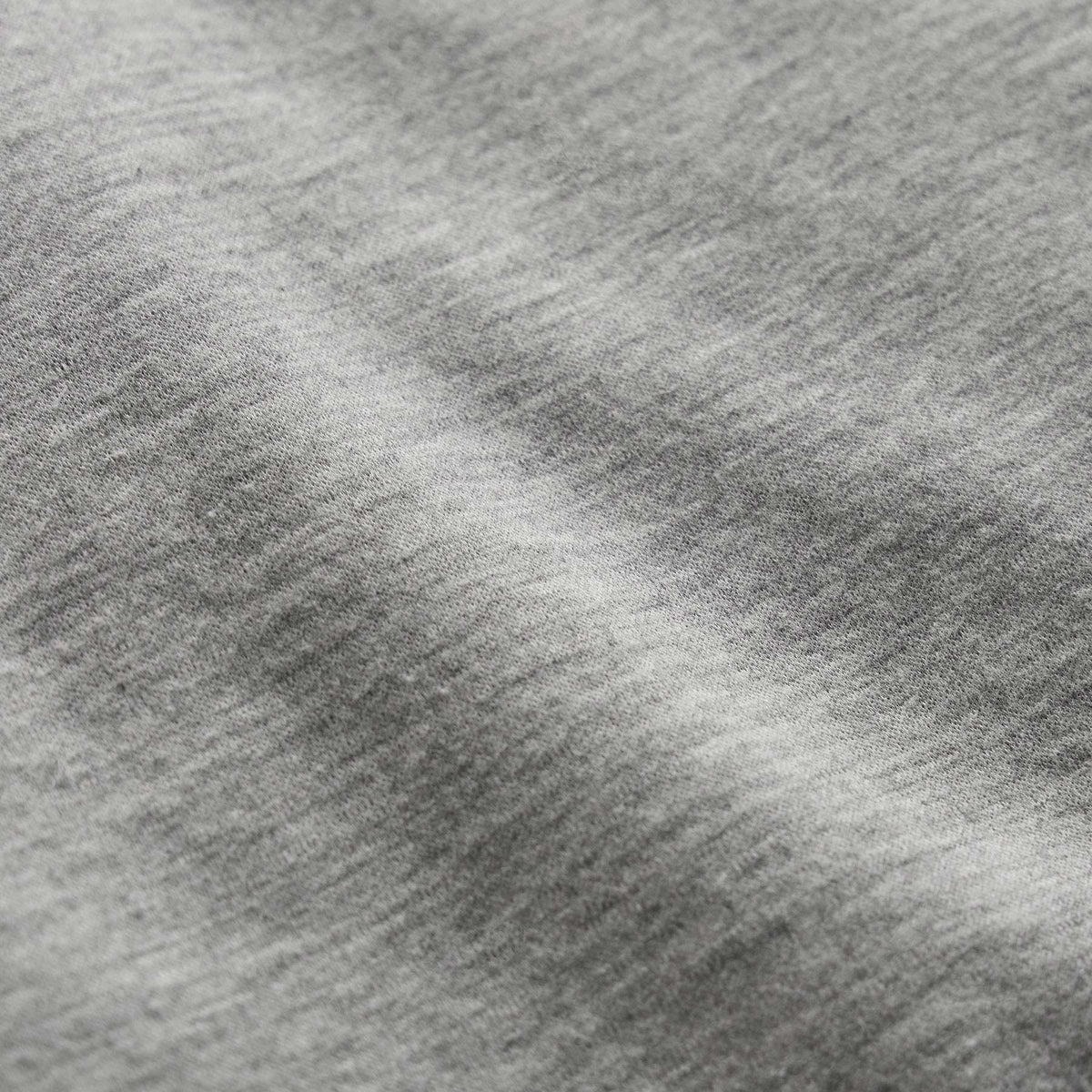 Fine French Terry Half Zip in Heather Grey | James Perse Los Angeles FLAT