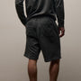 Fine French Terry Short in Heather Charcoal | James Perse Los Angeles