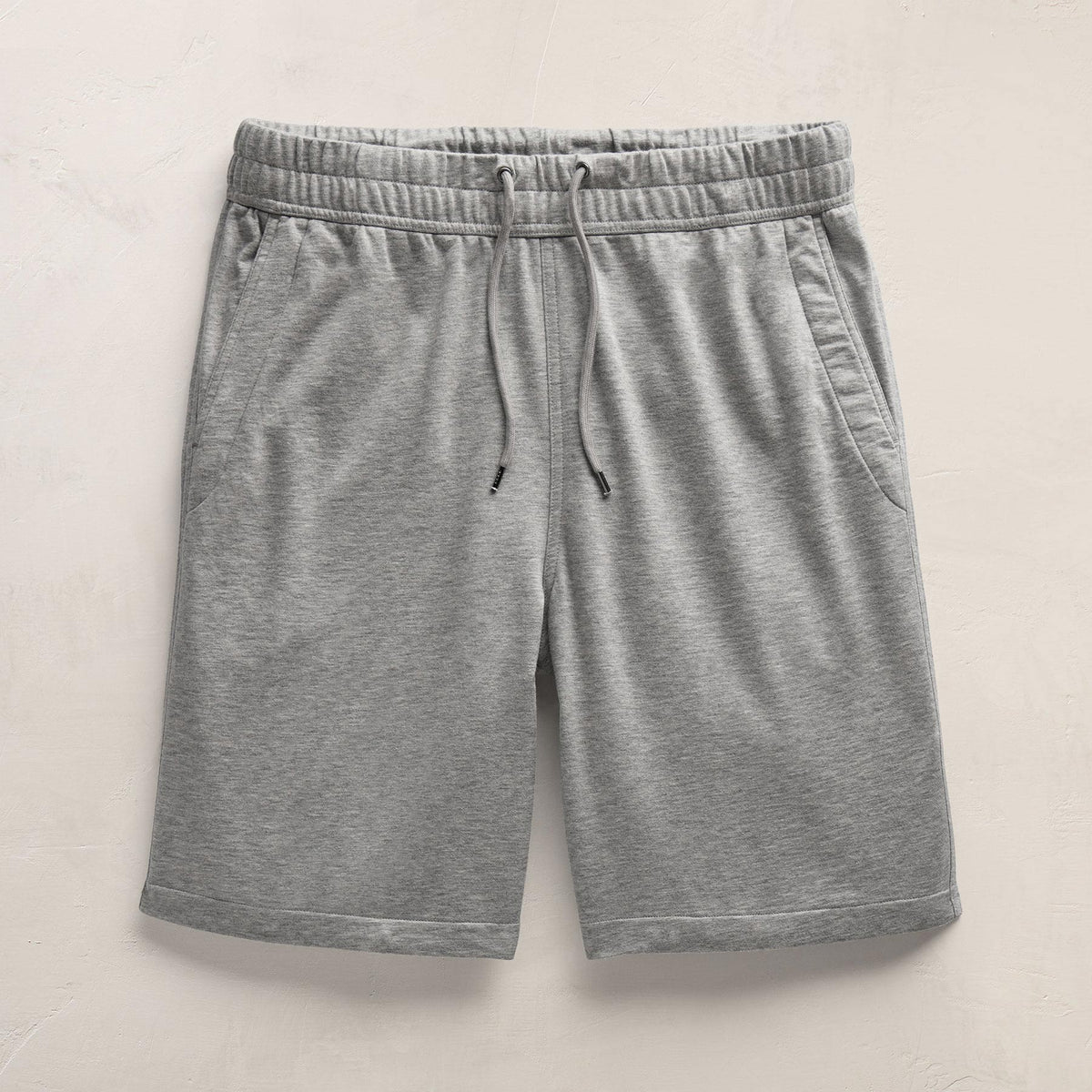 Fine French Terry Short In Heather Grey | James Perse Los Angeles FLAT