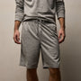 Fine French Terry Short In Heather Grey | James Perse Los Angeles