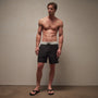Stretch Rip Stop Sport Short in Black/Carbon/Salt | James Perse Los Angeles