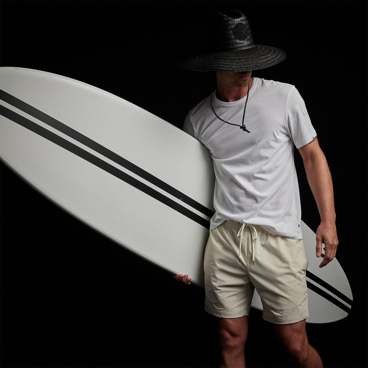 Multi Sport Mesh Lined Short in Milk | James Perse Los Angeles