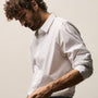 Supima Poplin Shirt in White | James Perse Los Angeles