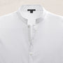 Poplin Collarless Shirt in White | James Perse Los Angeles FLAT