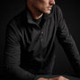 Fleece Lined Zip Up Jacket in Black | James Perse Los Angeles