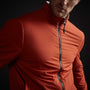 Fleece Lined Zip Up Jacket in Flame | James Perse Los Angeles