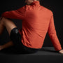 Fleece Lined Zip Up Jacket in Flame | James Perse Los Angeles