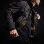 Plaid Lined Performance Jacket in Black | James Perse Los Angeles