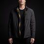 Plaid Lined Performance Jacket in Black | James Perse Los Angeles