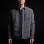 Plaid Lined Performance Jacket in Carbon | James Perse Los Angeles