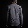 Plaid Lined Performance Jacket in Carbon | James Perse Los Angeles