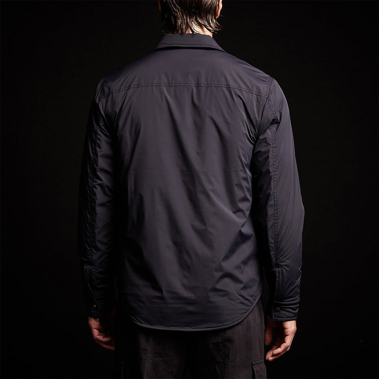 Plaid Lined Performance Jacket in Navy/Cobalt | James Perse Los Angeles