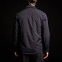 Plaid Lined Performance Jacket in Navy/Cobalt | James Perse Los Angeles