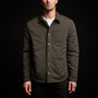 Plaid Lined Performance Jacket in Olive/Olive | James Perse Los Angeles
