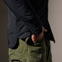 Insulated Outdoor Shirt Jacket  in Black | James Perse Los Angeles