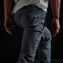Stretch Poplin Zip Pocket Pant in Gravel Pigment | James Perse Los Angeles