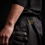 Y/ Embroidered Parachute Flight Pant in Black/Yellow | James Perse Los Angeles 