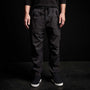 Y/ Embroidered Parachute Flight Pant in Black/Yellow | James Perse Los Angeles 