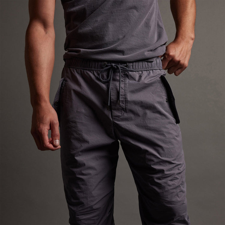 Parachute Flight Pant in Flannel Pigment | James Perse Los Angeles