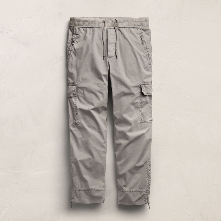 Parachute Poplin Cargo in Fog Pigment | James Perse Los Angeles