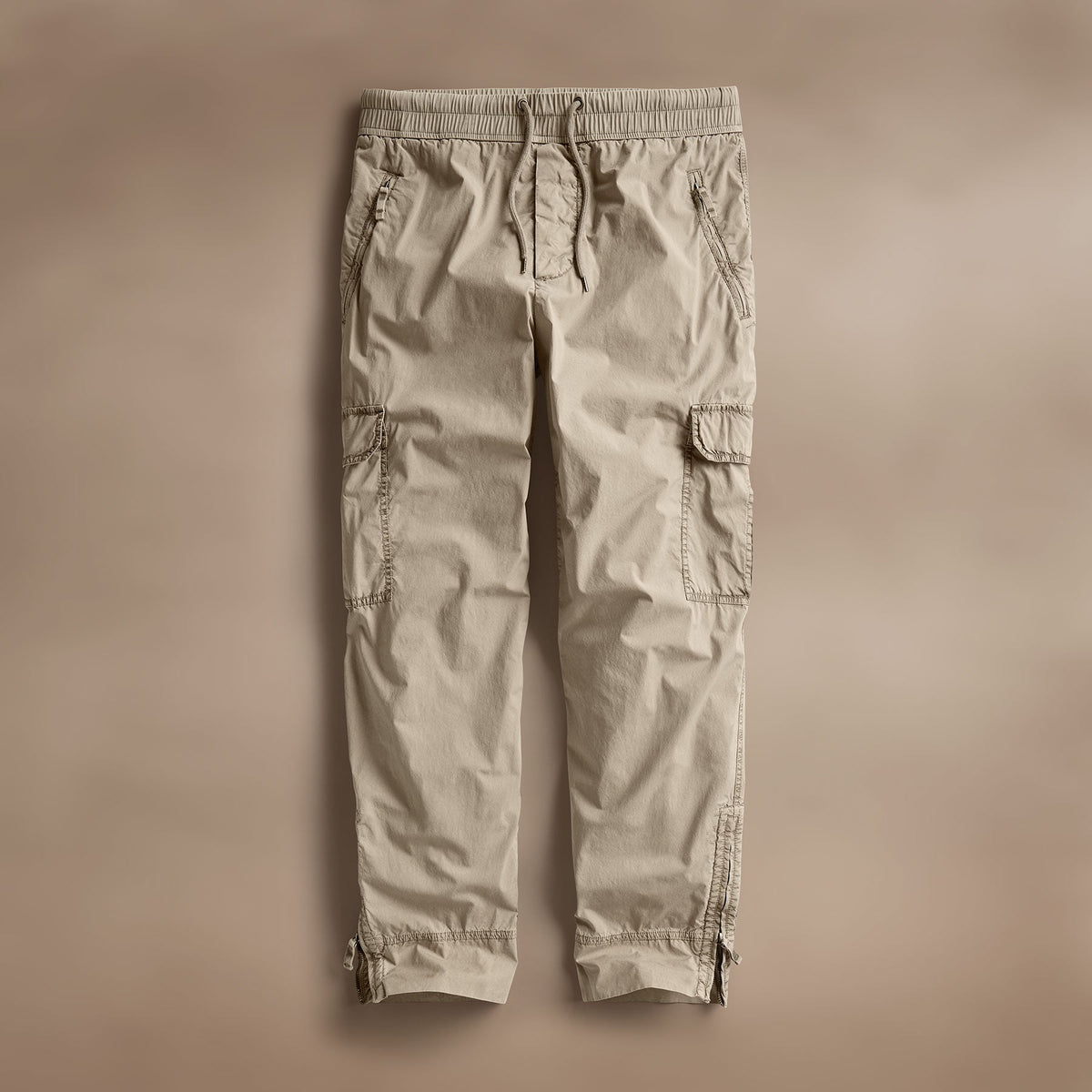 Strtch Spm Ppln Zp Pocket Crg in Overcast Pigment | James Perse Los Angeles