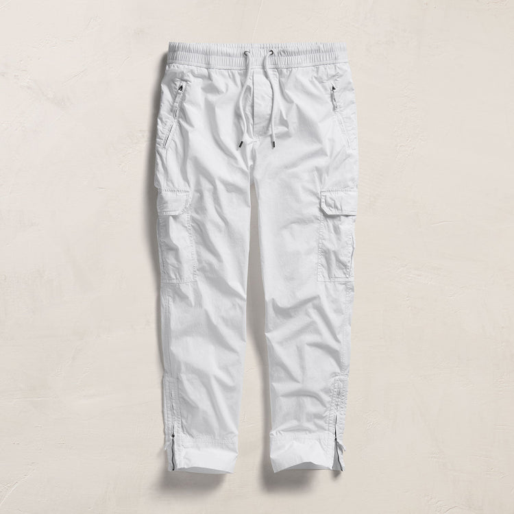 Parachute Poplin Cargo in White | James Perse Los Angeles