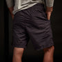 Mixed Media Stretch Poplin Short In French Navy | James Perse Los Angeles