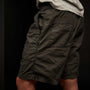 Mixed Media Stretch Poplin Short In Marsh Pigment | James Perse Los Angeles