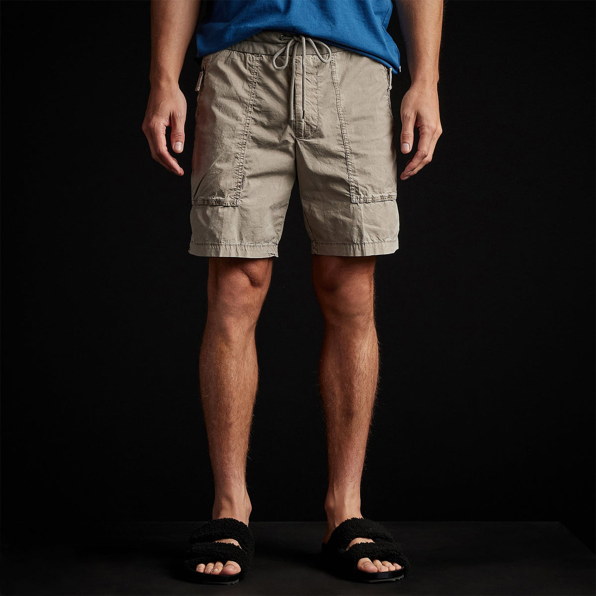 Zipper Pocket Short in Mineral Pigment | James Perse Los Angeles