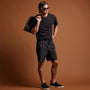 Parachute Flight Short in Black | James Perse Los Angeles