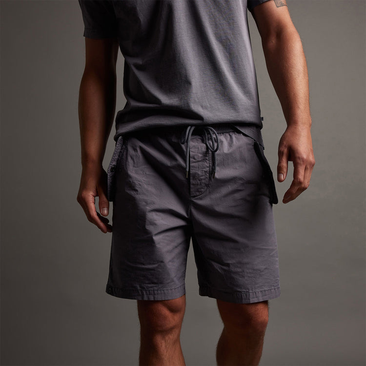 Parachute Flight Short in Flannel Pigment | James Perse Los Angeles