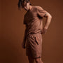 Parachute Flight Short in Nutmeg Pigment | James Perse Los Angeles