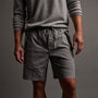 Parachute Flight Short in Silver Grey Pigment | James Perse Los Angeles