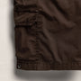 Parachute Poplin Cargo Short in Bark Pigment | James Perse Los Angeles