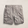 Parachute Poplin Cargo Short in Fog Pigment | James Perse Los Angeles