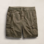 Parachute Poplin Cargo Short In Light Olive Pigment | James Perse Los Angeles